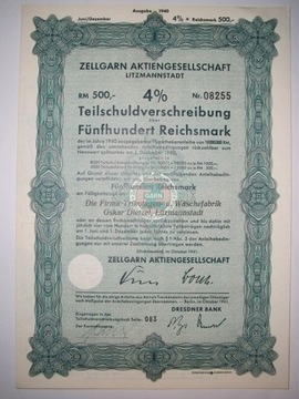 ZELLGARN AG- ANILANA ŁÓDŹ 1941 