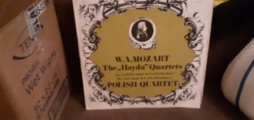 Płyta winylowa Mozart Haydn Quartets retro