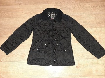 Czarna pikowana kurtka Next rozmiar 152 cm