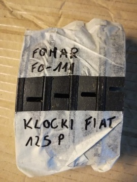 Nowe klocki hamulcowe Formar fo-111 Fiat 125