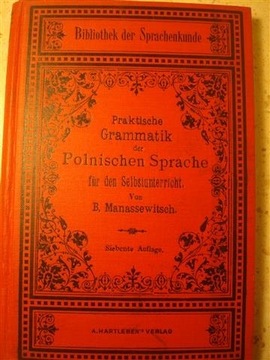 GRAMATYKA JĘZYKA POLSKIEGO 1885 ROK XIX WIEK