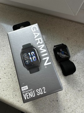 Smartwatch Garmin Venu Sq 2 Music Edition Czarny 