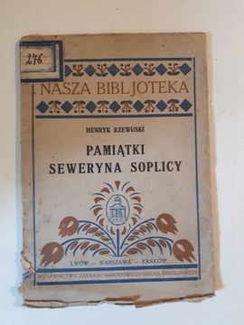 Rzewuski Henryk: Pamiątki ... Seweryna Soplicy 