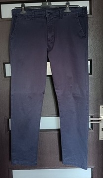 Spodnie Bytom Granatowe Chinos 33/32