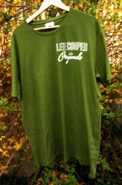 T-Shirt Lee Cooper XL  - z metką ZIELONA