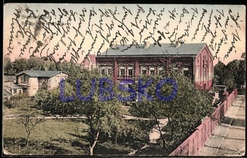 LUBSKO Sommerfeld Krankenhaus szpital miejski 1909