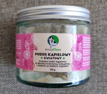 Puder kąpielowy kwiatowy