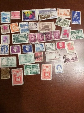 Stare znaczki kanadyjskie