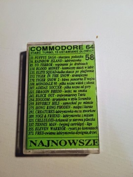WALDICO 58 Najnowsze - kaseta Commodore 64