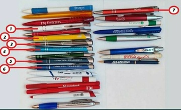 18 długopisów dla kolekcjonerów, min reklamowych