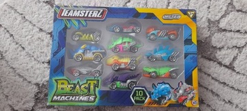 Zestaw 10 samochodów Beast Machines TeamSterz