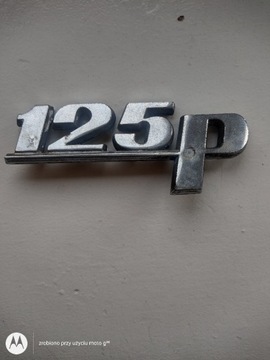 Emblemat znaczek Fiat 125p oryginalny PRL