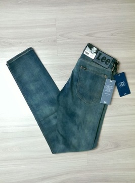 Nowe spodnie jeansy slim tapered Lee 28/34