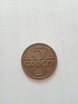  5 - Groszy - 1935 rok