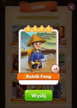 Karta Rolnik Feng Coin Master 