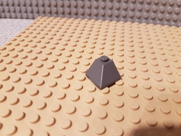 LEGO podwójny skos, ciemny (bluish) szary 3045