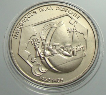 200 Escudos Navegacoes Para Occidente Portugalia 1991. Stan 1-