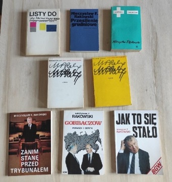Mieczysław F. Rakowski - zestaw 8 książek