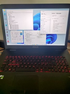 Laptop ASUS G771JM i7/16GB/256SSD+1TB/Win11/GTX860