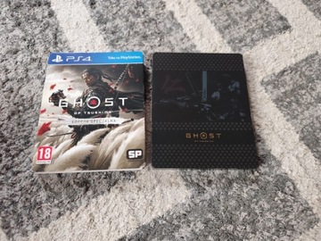 Ghost of tsushima ps4 gra+steelbook 