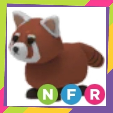 Roblox Adopt Me Neon Fly Ride Red Panda NFR