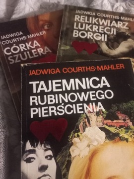 Jadwiga Courths Mahler  3 ksiazki