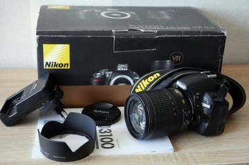 Lustrzanka Nikon D3100 z ob. 18-105 super stan