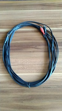 Kabel mały jack-cinch 5m czarny