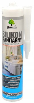 Silikon sanitarny Baum bezbarwny 280 ml