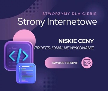 Tanie strony internetowe Hosting i Domena w cenie!