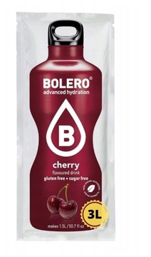 Bolero, zdrowy napój bez cukru,fit drink,wiśnia