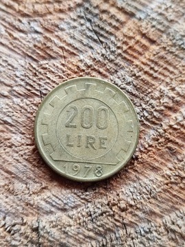 Moneta, Włochy, 200 Lire, 1978