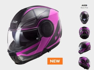 KASK LS2 FF902 Scope PIĘKNY black pink NOWY