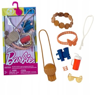 BARBIE MODNE DODATKI LORNETKA OKULARY MATTEL