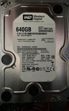 Dysk twardy Western Digital HDD WD6402AAEX