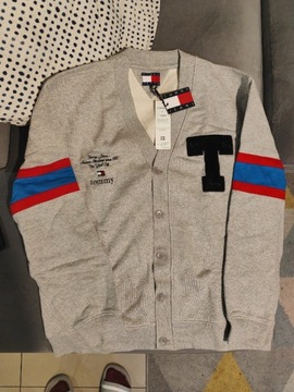 Tommy Jeans Letterman Sweat Cardigan r. XL