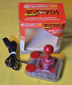 COMPETITION PRO EXTRA JOYSTICK C64 ATARI AMIGA BOX