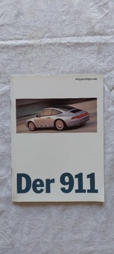 Prospekt reklamowy Porsche 911 1995 r.