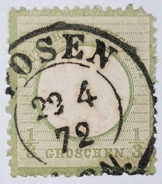 Niemcy, Deutsche Reichs. Znaczek Mi 2, 1872 r.