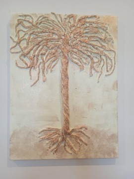 Drzewko szczęścia. Obraz strukturalny 30x40