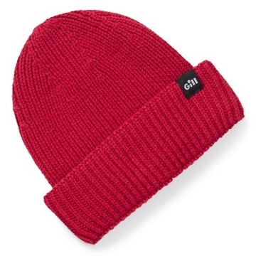 gruba dzianinowa czapka Ht53 czerwona