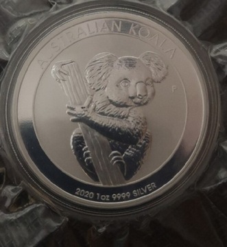 Koala 2020 1 oz Perth Mint srebro 9999