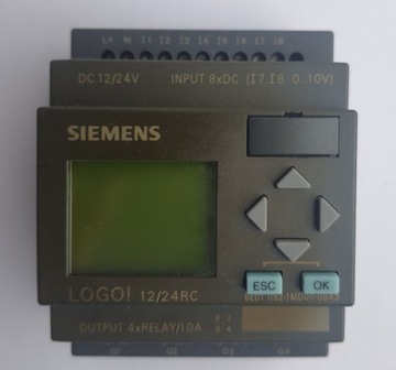 Sterownik SIEMENS LOGO 12/24 RC 6ED1052-1MD00-0BA3