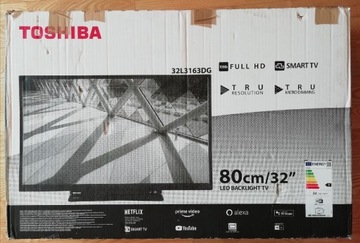 TOSHIBA 32L3163DG FULL HD SMART DVB-T2 nagrywanie 