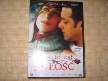 bo to jest miłość Bollywood dvd