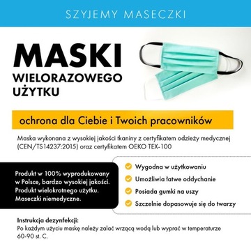 Maseczki wielokrotnego użytku, Certyfikat OEKO-TEX