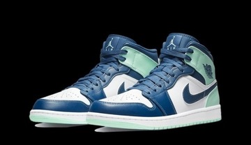 Air Jordan 1 Mid Mystic Navy Mint Foam