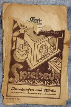 Spielzeug selbst gebastelt. Tworzenie zabawek 1943