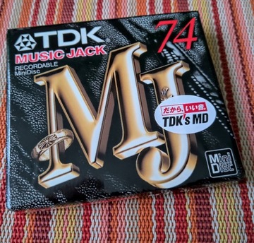 MINI DISC TDK MUSIC JACK 74 min. Japan