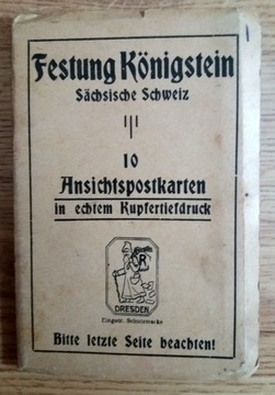 Twierdza Koenigstein - Szwajcaria saksońska - 1950